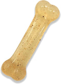 Nylabone Original Bone Flexi Chew Toy for Dogs, Flexible Dog Toys for Moderate Chewers, Chicken Flavor, Small, 1 Count | Dog toys for small dogs up to 25 lbs, flexible material, gentle on teeth, freezable, bouncy, great for seniors