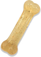 Nylabone Original Bone Flexi Chew Toy for Dogs, Flexible Dog Toys for Moderate Chewers, Chicken Flavor, Small, 1 Count | Dog toys for small dogs up to 25 lbs, flexible material, gentle on teeth, freezable, bouncy, great for seniors