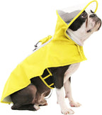 Gooby - Raincoat, Adjustable Rain Cap with See Through Visor, Yellow, 2X-Large