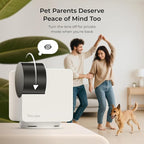 Petcube Cam 360 – Wi-Fi Pan-Tilt Pet Security Camera with App | 1080p HD video, 360° rotation, night vision, AI alerts for dog, cat & home monitoring
