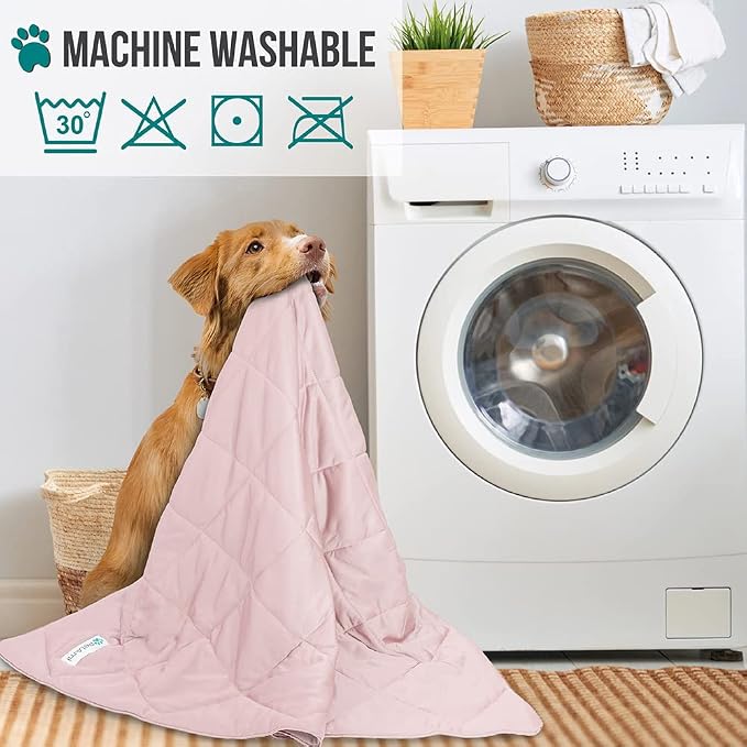 PetAmi Premium Cooling Dog Blanket | Lightweight Fluffy Pet Throw Blanket Bed Cover for Dogs, Cat, Puppies | Pet Blanket Furniture Protector Couch Sofa | Reversible Fuzzy Cozy | 60x80, Pink
