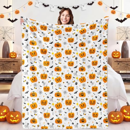 Halloween Pumpkin Blanket, Fall Decorations Blanket, 40x60inches by IMUKU