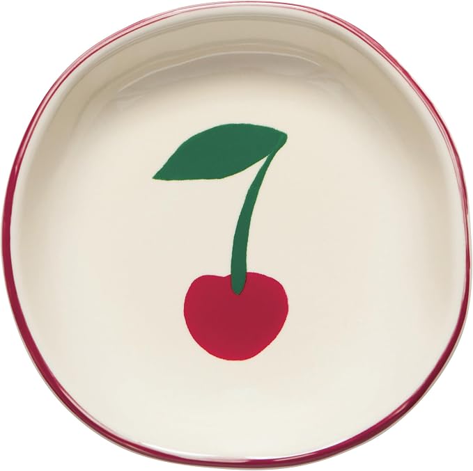 Jubilee Stoneware Pinch Bowls, Very Cherry