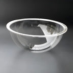 8 Inch 200mm Diameter Clear Crystal Dome Acrylic Cover, Transparent Camera Replacement Plastic Plexi Glass Lens Cap Dustproof Security Camera Dome Cover, Pet Dog Fence Window Skylight Window