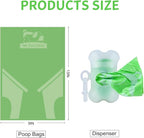 ECO-CLEAN 360 Count Dog Poop Bags with Dispenser, Leak-Proof, Unscented, 0.2 Ltr Capacity, Indoor/Outdoor Use | Leak-Proof, Unscented Doggie Waste Bags for Dogs, Cats