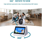 Two Way Video Camera,Dual-Band(5G/2.4G)Indoor Home Security Cameras,Baby Motion Pet Dog Camera with Phone App,Motion for Elderly/Nanny/Pet/Dog/Baby,Audio Calling Device Pan Til,Motion Detection