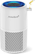 AromaRoom Air Purifiers, Quiet Air Cleaner For Pets, Baby Room,Home | AromaRoom H13 HEPA Air Filter For Smoke Pollen Dander Hair Smell Air Cleaner, 3-in-1 Filter with Sleep Mode