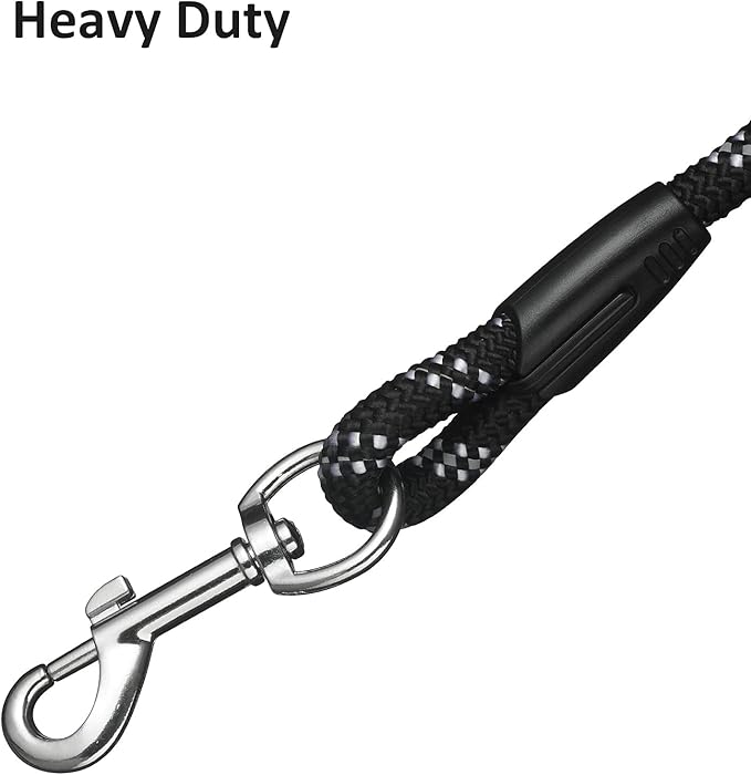 2 Pack Dog Leash for Dog Training 30FT Long, Dog Rope with Reflective Thread for Large Medium Small Dogs, Dog Tie-Out Cable Lead for Hunting, Camping&Backyard