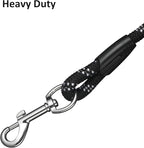 (2 Pack) Long Dog Leash for Dog Training 15FT/30FT/50FT, Dog Rope Check Cord with Reflective Thread for Large Medium Small Dogs, Dog Tie-Out Cable Lead for Hunting, Camping&Backyard