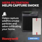 Honeywell HEPA Air Purifier Filter R 1 Pack For HPA 100/200/300, 3000, 5000 | Genuine Honeywell Filter, Airborne Allergen HEPA Air Filter Replacement Targets Wildfire/Smoke, Pollen, Pet Dander and Dust