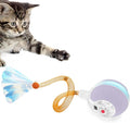 YVE LIFE Interactive Cat Toys Ball for Indoor Cats,[Newly Upgraded] Agile Moving Cat Ball with Elastic Mesh Tail,Automatic Kitten Toys for Bored Indoor Adult Cats,Motion Activated (Purple)