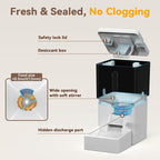 UTCG Automatic Dog Feeder with Camera: 8L/33 Cups 5G WiFi Timed Food Dispenser for Medium Dogs - 1080P HD Night Vision Video Recording 2-Way Audio APP Control | 5G WiFi, for Medium Dogs, 1080P HD Night Vision, Video Recording, 2-Way Audio, APP Control