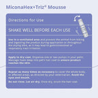 MiconaHex+Triz Mousse, 7.1 oz | Antibiofilm, Moisturizing; Packaging May Vary