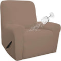 Easy-Going 100% Waterproof Recliner Chair Cover，1-Piece Recliner Slipcover | Dual Waterproof Couch Cover for Recliner，Leakproof Furniture Protector for Kids Pets Dog Cat Daily Stain, Camel