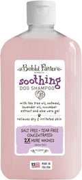 Bobbi Panter Soothing Dog Shampoo Tea Tree, Lavender, Cucumber & Oat Protein – Natural Formula for Sensitive Skin & Irritation Relief, Tear-Free, 30:1 Concentrate, Made in USA, 14 oz