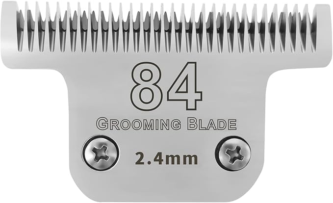 T84# Dog Grooming Blades,Compatible with Andis/Oster A5 Dog Clippers | Compatible with Wahl KM10 dog clipper,Cut Length 3/32"(2.4mm)