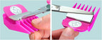 NO Buzz Dog Clippers, Tiny Trim Safety Scissor. A Silent Low Noise Pet Grooming Clipper, Right Handed Pink