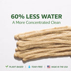 Doggy Style 2-in-1 Dog Shampoo & Conditioner, 60% Less Water, 4X More Product per Bottle, Tear-Free, Concentrated Paste Formula, Plant-Based, Hypoallergenic, Sulfate-Free, for All Breeds and Dogs