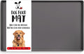 DogBuddy Dog Food Mat – Waterproof Dog Bowl Mat for Food and Water, Silicone Pet Feeding Mats for Floors, Non-Slip Placemat with High Edges for Dogs Bowls, Puppy Essentials (L: 24" x 16", Shadow)