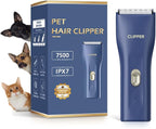 Dog Grooming Kit Clipper for Thick Coat | Low Noise, Cordless Cat Hair Trimmer, Rechargeable Shaver Pet Grooming Tools