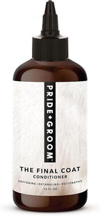 Pride and Groom The Final Coat Dog Conditioner – Formulated with All Natural Ingredients to Untangle and Nourish Any Coat for Improved Manageability and Long Lasting Shine – 16oz