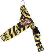 BULLHUG Adjustable Dog Harness– No Pull, No Choke – for English Bulldogs, French Bulldogs, Pugs & Broad-Chested Breeds – Easy, Safe Walks (Caution, Small)