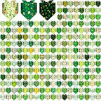 Geyoga 240 Pcs Dog Bandanas Bulk 4th of July Patriotic Pet Bandanas Adjustable Summer Triangle Dog Grooming Scarf Bibs Kerchief for Small Medium Large Cats Pet Costume(St Patricks Day) by Geyoga