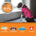 ThunderShirt for Dogs Calming Anxiety Vest, XX Small, Fuchsia Sport | Skin-Friendly Dog Anxiety Shirt, Helps Reduce Stress from Thunder, Fireworks & Travel