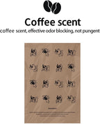 Dog Poop Bags Rolls, Coffee Scent Biodegradable Brown, Large 9x13 Inch With Dispenser, Leakproof & Easy Tear 240 Count (16 Rolls) for Outdoor Dog Walking