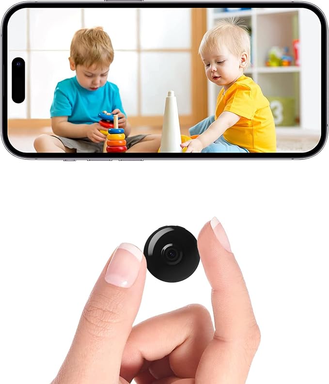 HsiaoPun 4K Camera Wireless Wi-Fi Home Camera for Indoor Security Pet Monitoring, Motion Detection & Night Vision Nanny Cam Pet Cameras-KK16DF