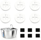 Dog Water Fountain Replacement Filters for WF02 (6Filters)