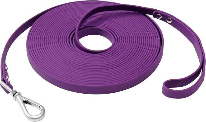 Waterproof Long Dog Leash Recall Training Lead 5 10 16 30 50 Foot for Large Medium Small Dogs Outdoor Training Walking Playing and Camping