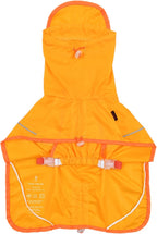 Puppia Rainlite Dog Poncho Hooded Waterproof Adjustable Lightweight Rain Jacket Poncho for Small and Medium Dogs, Yellow, Large