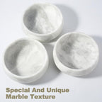 Karibiber Marble Dog Bowl, 5lbs Non-Slip Cat and Dog Food Bowl Dish, Non-Tipping Weighted Puppy Pet Dish, Grey Stone Durable Food and Water Bowls, Easy to Clean, Holds 4 Cups