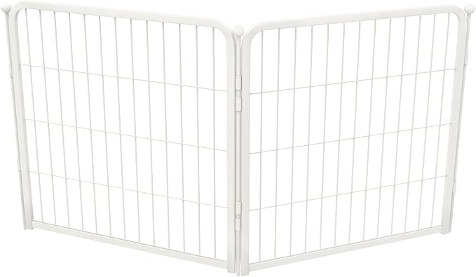 FXW 2 Add-on Wire Panels for AuraSpace Pro Dog Playpen, 24" H | Fits AuraSpace Pro Acrylic & Wire Mesh Indoor Dog Playpen 24"H, Includes 2 Panels