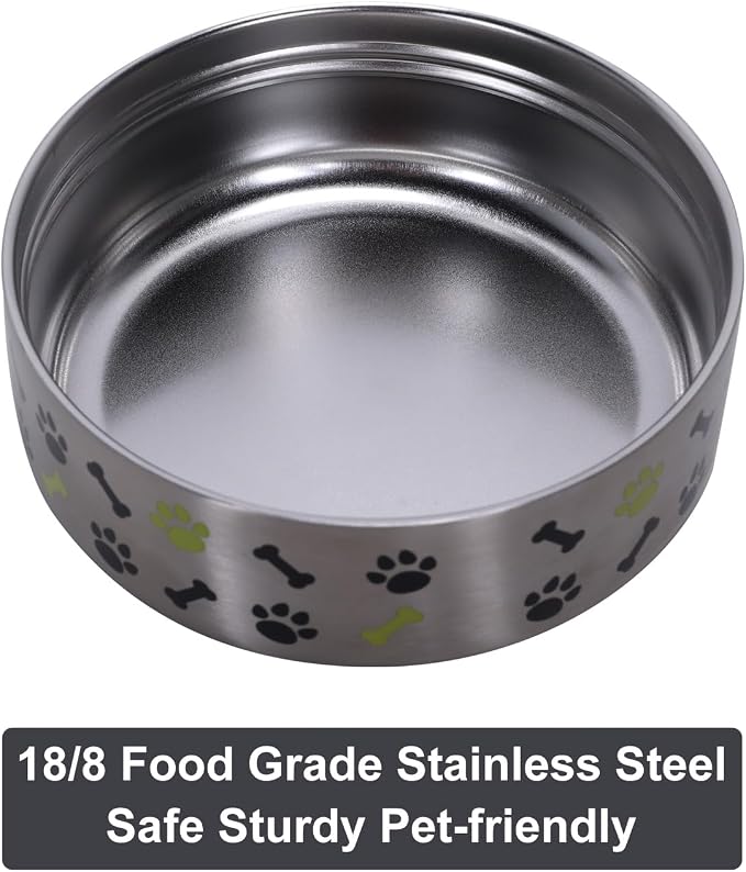 GiNT 37oz Insulated Stainless Steel Dog & Human Water Bottle | Leakproof Travel Dispenser with Detachable 10oz Bowl, 24H Cold/12H Hot, Carrying Case for Walking, Hiking, Camping & Outdoor Travel