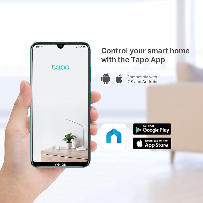 Tapo 2K Indoor Security Camera, Baby Monitor, Dog Camera, Wired, C110P4 | Motion Detection, 2-Way Audio Siren, Night Vision, Cloud & SD Card Storage(Up to 512GB), Works w/Alexa & Google Assistant