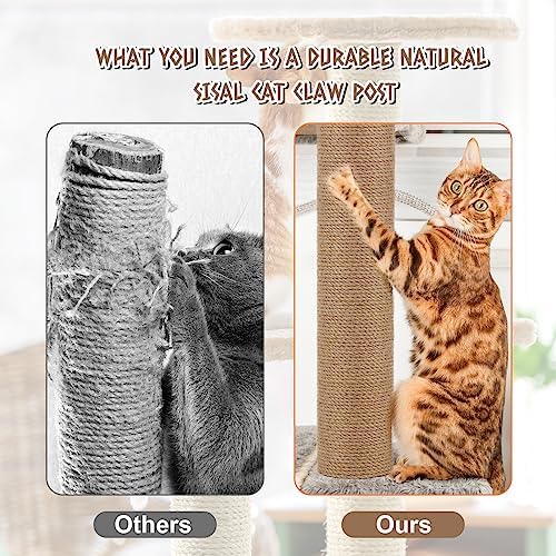 4 PCS Cat Scratching Post Replacement with M8 Screws, 15.7 x 3.1 Inches - Image 6