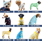 Spark Paws Dog Pajama, Dog Recovery Suit Male, Onesie, Ultra-Soft and 4-Way Stretch, for Small Medium and Large Breeds - When Pigs Fly - Purple - 5XL