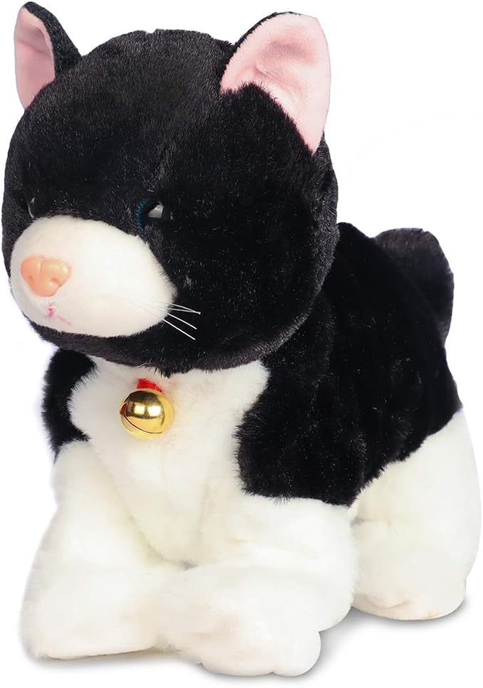 Smalody Interactive Mechanical Robot Cat Sound Control Plush Toy Black