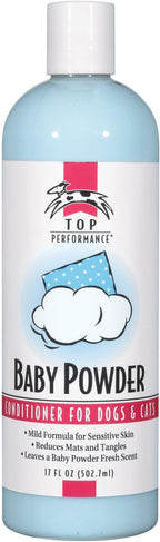 Top Performance Baby Powder Pet Conditioner, 17-Ounce, 17 Ounce