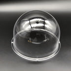 7" Acrylic Clear Dome Cover 177mm Diameter x 130mm High Transparent CCTV Security Camera Protective Housing Cover with Pre-drilled Mounting Holes