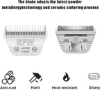 5FW Wide Blades for Dog Grooming Blades Compatible with Andis Clipper | Compatible with Oster A5,Wahl km10 Dog Clippers,Size-#4FC, 3/8-Inch Cut Length (9.5mm),2-Pack