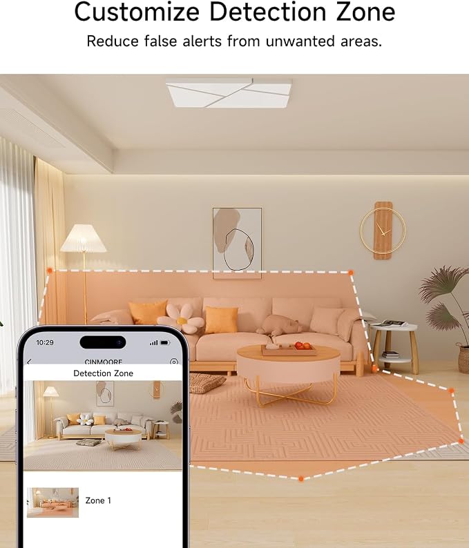 3K Pet Camera Indoor with Phone APP, 5MP Cameras for Home Security with 1400mAh Emergency Rechargeable Battery, 2.4G 5G Dual Band WiFi Indoor Camera, AI Detection Motion Tracking, 2-Way Talk