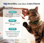 Cat Calming Treats for Anxiety Relief - Dual Texture Crunchy Creamy Calming Chews for Cats - Feline Stress Relief Behavior Support for Travel, Vet Visits, Grooming, Separation Anxiety (90-Day Supply)