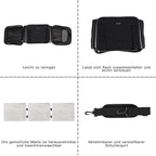 BAGLHER Expandable Cat Carrier with Travel Litter Box, Pet Travel 5 Sides Open Doors 3 Sides, Leak-Proof and Collapsible, for Car, Airplane Trip, Black