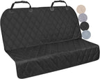 VIVAGLORY Dog Seat Cover Pet Seat Protector, Standard, Black | Backseat Cover for Car Suv & Truck, Back Rear Backseat Bench Protector