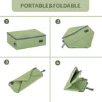 PETSFIT Portable Litter Box for Cats - Leak-Proof, Travel Litter Box for Cats in Car/Hotel/Lawn, Collapsible Litter Boxes