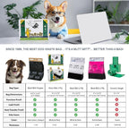 Mutt Mitt® Singles Dog Waste Station Header Bags, 500 Count | Same trusted Mutt Mitt® station bags, 500-count refill on 5 headers, thick gusseted single-ply bags for easy pickup