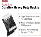BULLHUG Adjustable Dog Harness– No Pull, No Choke – for English Bulldogs, French Bulldogs, Pugs & Broad-Chested Breeds – Easy, Safe Walks (Caution, Medium)